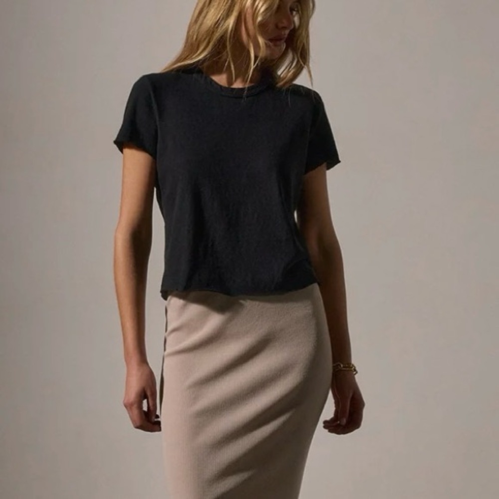 JAMES PERSE Black Short Sleeve Tee